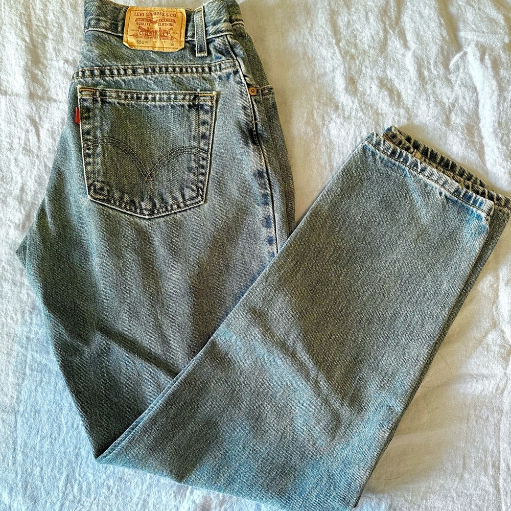 Levi’s Vintage Classic Relaxed Tapered 550 Denim Jeans